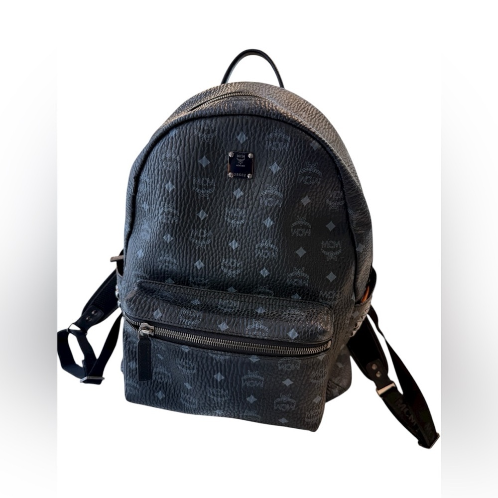 MCM Charcoal Gray Backpack for Men or Women new condition leather inside too.
